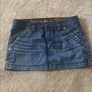 Express Denim Skirt